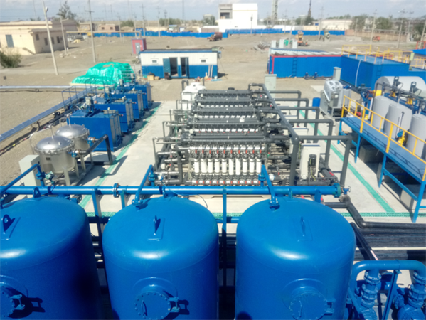 新疆某油田压裂返排污水达标处理项目